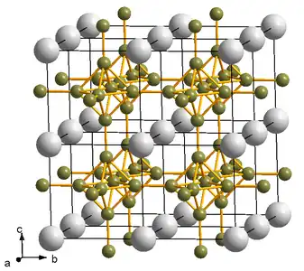Image illustrative de l’article Hexaborure de lanthane