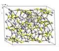 Structure cristalline de la chalcocite