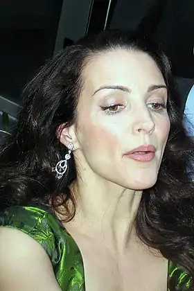 Kristin Davis, l'interprète de Charlotte.