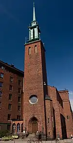 Kristuskyrkan, un exemple de l’architecture néo-gotique finlandaise en briques. Atte V. Wilberg 1928.