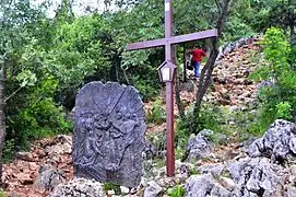 Croix sur la colline de Križevac