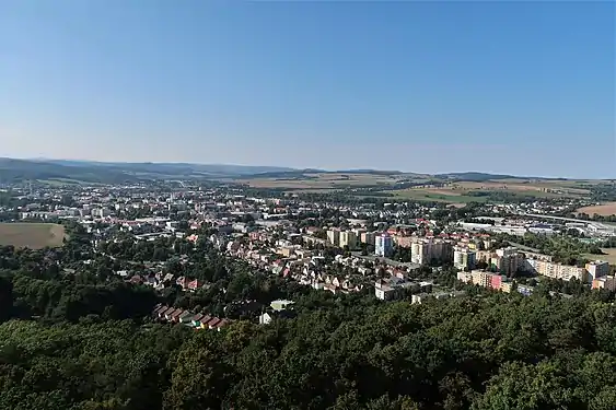 Krnov : vue générale.