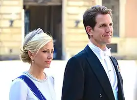 Marie-Chantal Miller et Paul de Grèce dix-huit ans après leur mariage, en 2013.