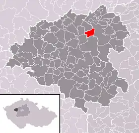 Localisation de Krušovice