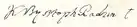 signature de Cristophe Nicolas Radziwiłł