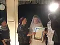 Remise ce la ketoubah à la mariée, Israël, 2011