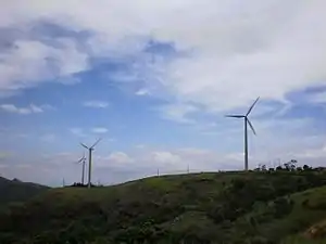 Parc éolien de Kumily à Nedumkandam  au Kerala.