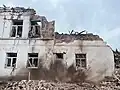 Musée d'histoire locale de Koupiansk après une frappe russe, 25 avril 2023.