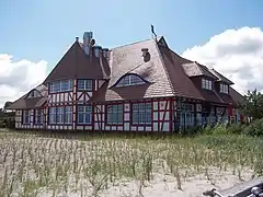 Maison à colombages, de Zingst, en Allemagne