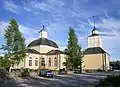 Eglise et clocher en 2017.