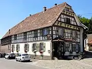 Ferme-restaurant « À l'Arbre Vert » (1747), 27 rue Principale.