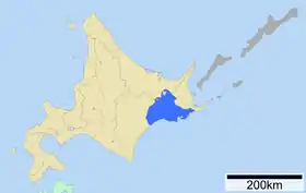 Localisation de Sous-préfecture de Kushiro