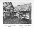 Fabrication du cuir à domicile à Bogorodsk vers 1900.