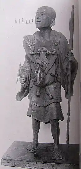 Le moine Kuya (930-972). Bois peint, H. 117 cm. Sculpteur: Kosho, début XIIIe siècle.