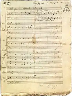 Image illustrative de l’article Symphonie no 31 de Mozart