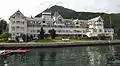 Kviknes Hotel à Balestrand, Norvège, planifié par Franz Wilhelm Schiertz en 1894