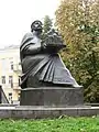 Monument à Iaroslav le Sage, sculpture d'Ivan Kavaléridzé, Porte dorée de Kiev.
