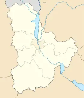 (Voir situation sur carte : oblast de Kiev)