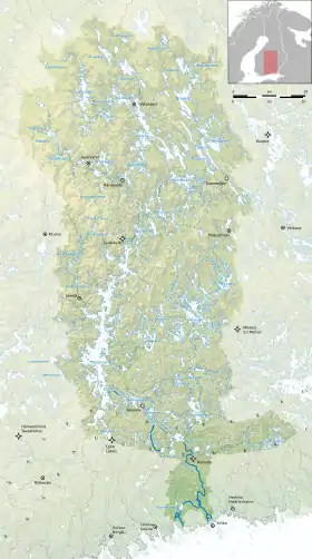 Image illustrative de l’article Réseau hydrographique du Kymijoki