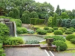 Le jardin Sunken.