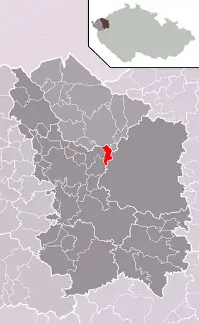 Localisation de Kyselka