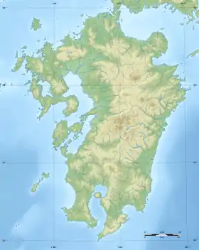 voir sur la carte de la Kyūshū