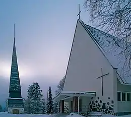 L'église de Kyyjärvi.