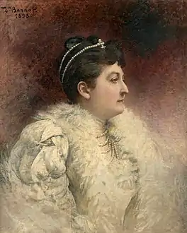 Marie Georgine Sophie Hedwige de Ligne (1843†1898), épouse de Sosthène II, vicomte de La Rochefoucauld (1825†1908), 1er duc de Bisaccia, 4e duc de Doudeauville