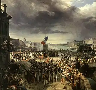 La Garde nationale de Paris part pour l’armée, septembre 1792 (1836), Versailles, musée de l'Histoire de France.