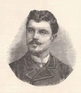 Portrait gravé publié dans La Plume en janvier 1900.