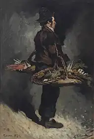 Romain aux corbeilles, 1875 (Huile sur toile ; 55 × 37 cm), Collection privée