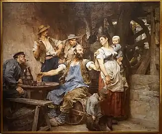 Le Vin (1885), musée des Beaux-Arts de Reims.