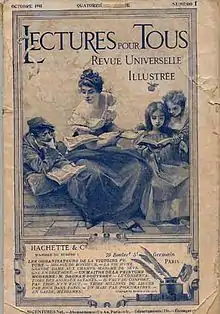 Couverture du magazine Lecture pour tous (1911).