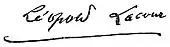 signature de Léopold Lacour