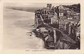 Vue générale un jour de tempête.