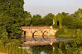 Un pont vers Burg Kakesbeck (de) à Lüdinghausen.