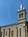 Vue de l'église du village.