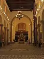 L'intérieur de l'église de Castroreale.