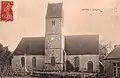 L'église de Cuves vers 1910.