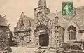 L'église et l'enclos paroissial de La Martyre en 1908.