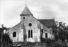 L'église vue du chevet.