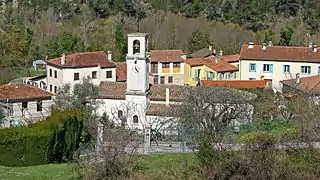 Vue d'ensemble église de Sainte-Thècle.