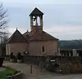 L'église de Saint-Martin-de-Lixy et son cimetière.