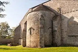 L'église de Villegruis.