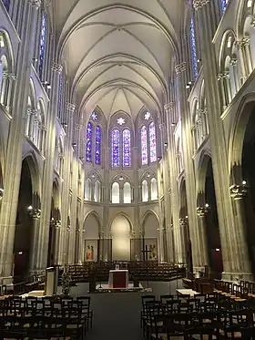 L'église saint-Ignace de Paris, après la rénovation de 2017-2018.
