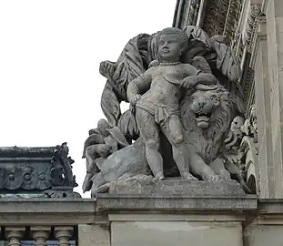 L'Afrique (1874), Paris, palais du Louvre, aile Turgot.