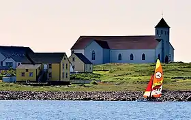 L'église Notre-Dame-des-Marins de Saint-Pierre-et-Miquelon.
