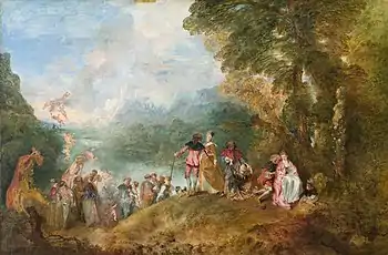 L'embarquement pour Cythère d'Antoine Watteau