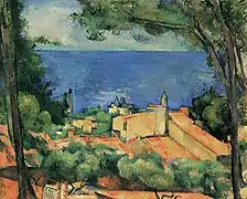 L'Estaque aux toits rouges, par Paul Cézanne