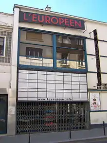 Façade de L'Européen.